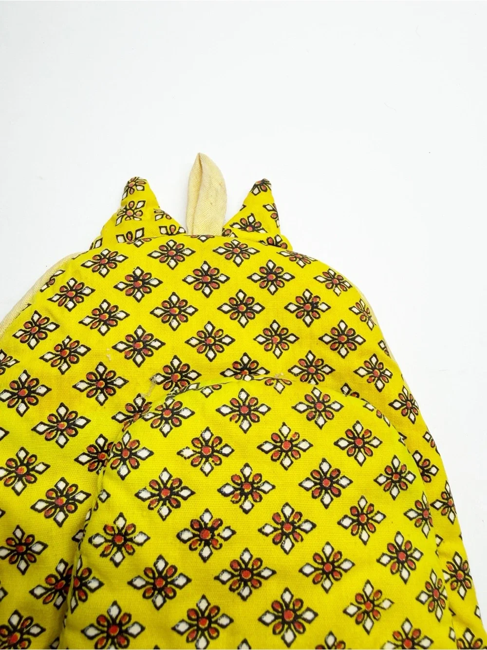 Vintage 70s 3D Owl Oven Mitt Retro Mod